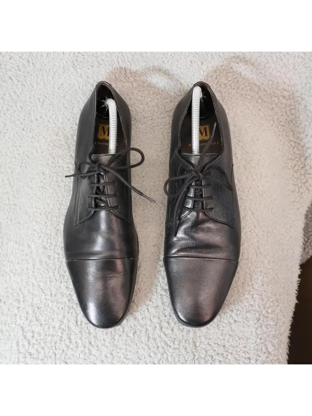 Bruno Magli - Martico - Mens 9.5 M Black Leather Shoes